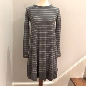 NEW PHILOSOPHY Striped Sweater Dress